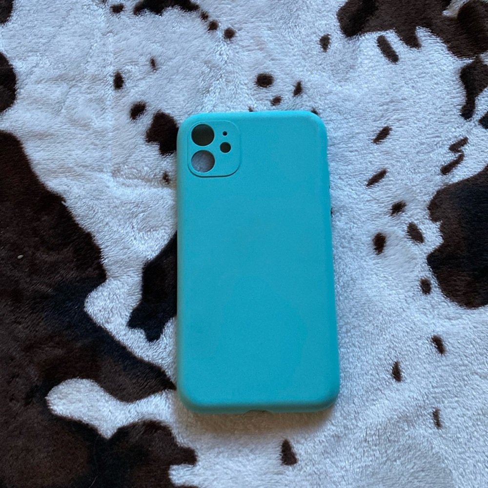 Teal phone case